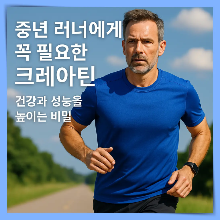 중년 러너에게 꼭 필요한 크레아틴