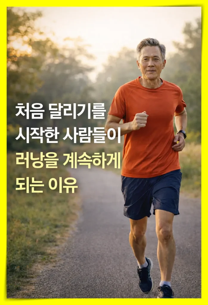 처음 달리기를 시작한 사람들이 러닝을 계속하게 되는 이유